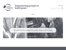 Tablet Screenshot of letterofpeace.org